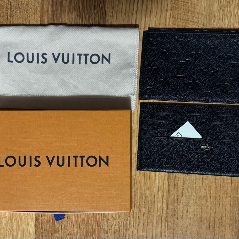 SOLD!!! Louis Vuitton Monogram Empreinte wallet/ pouch from the Felicie Pochette